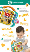 101 Bilingual Learning Book - Animals
