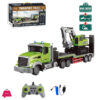 2 In 1 Semi-Trailer Transport Vehicles Excavator Set Remote Control Alloy Engineering Vehicle Model With Music Light For Kids Gifts2 In 1 Semi-Trailer Transport Vehicles Excavator Set Remote Control Alloy Engineering Vehicle Model With Music Light For Kids Gifts