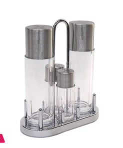 4-Piece Acrylic Condiment Set