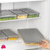 4 Piece Refrigerator Organizer, Multi-Purpose Storage Container