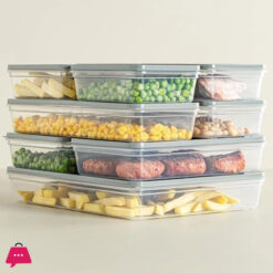 4 Piece Refrigerator Organizer, Multi-Purpose Storage Container