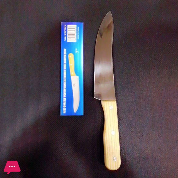 Stainless Steel Meat Knife Woden Handle
