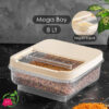 8 Ltr Sliding Lid Food Storage Box - Multibox Kitchen Organizer Turkey Made