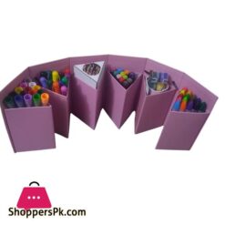 83Pcs Children Deluxe Art Drawing Acrylic Marker Dazzle Color Stick Washable Markers Oil Pastel Color Pencils Set For Kids Case Art And Craft Supplies Drawing And Painting Set