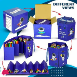 83Pcs Children Deluxe Art Drawing Acrylic Marker, Dazzle Color Stick, Washable Markers, Oil Pastel Color Pencils Set For Kids Case Art And Craft Supplies Drawing And Painting Set