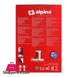 Alpina Espresso Coffee Machine Redblack Sf 2822