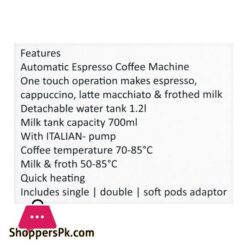 Alpina Espresso Coffee Machine Redblack Sf 2822