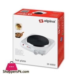 Alpina Single Hot Plate Sf 6002 1500W