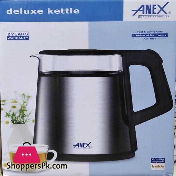 Anex Ag-4066 Deluxe Kettle 4 Anex Ag 4066 Deluxe Kettle With 2 Years Brand Warranty