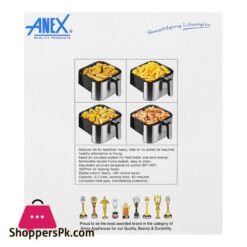 Anex Deluxe Air Fryer 6500Ml Capacity Ag 2016