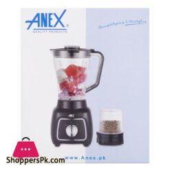 Anex Deluxe Blender Grinder 600W 1500Ml Jar White Ag 6134Ub