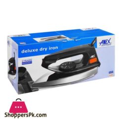Anex Deluxe Dry Iron 1000W Black Ag 1072