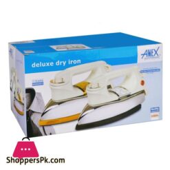 Anex Deluxe Dry Iron 1000W Grey Ag 1076B