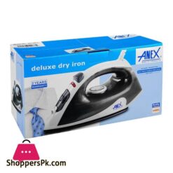 Anex Deluxe Dry Iron 1000 1200W Grey White Ag 2077
