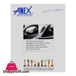 Anex Deluxe Dry Iron 1000 1200W Grey White Ag 2077