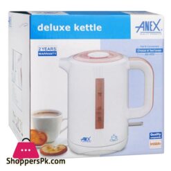 Anex Deluxe Electric Kettle 900 1200W 1000Ml Capacity Pink Ag 4032
