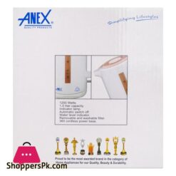 Anex Deluxe Electric Kettle 900 1200W 1000Ml Capacity Pink Ag 4032