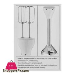 Anex Deluxe Hand Blender 800W Black Ag 129