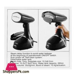 Anex Deluxe Handy Garment Steamer Detachable Water Tank 2100W Ag 1018