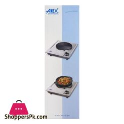 Anex Deluxe Hot Plate Electric Cooker 1500W Silver Ag 3061