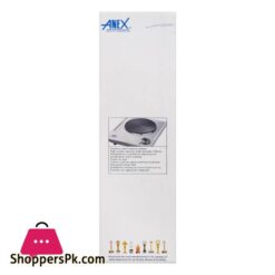 Anex Deluxe Hot Plate Electric Cooker 1500W Silver Ag 3061