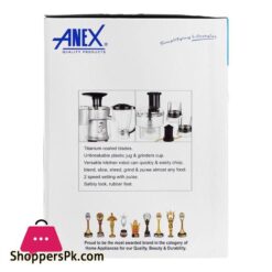 Anex Deluxe Kitchen Robot 450W Black Ag 3153