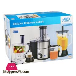 Anex Deluxe Kitchen Robot 900W Black Ag 3152