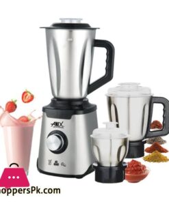 Anex Deluxe Stainless Steel Blender Grinder 600W 1500ml Jar AG 6133SS