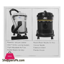 Anex Deluxe Vacuum Cleaner 1500W Black Silver Ag 2097