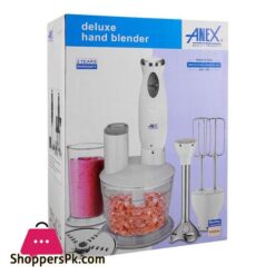 Anex Hand Blender Beater Chopper Black Ag 140