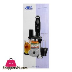 Anex Hand Blender Beater Chopper Black Ag 140