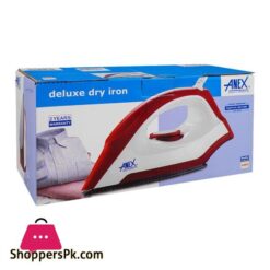 Anex Smart Dry Iron 1100 1300W Red White Ag 2074