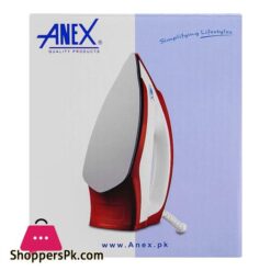 Anex Smart Dry Iron 1100 1300W Red White Ag 2074