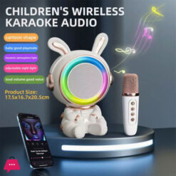Children′s Wireless Karaoke Cartoon Style Portable Bt Speaker Microphone Volume Control Stereo Speaker Toys