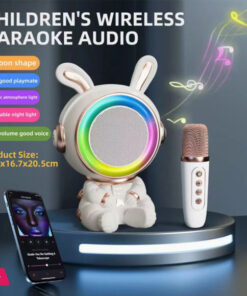 Children′s Wireless Karaoke Cartoon Style Portable Bt Speaker Microphone Volume Control Stereo Speaker Toys