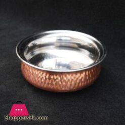 Copper Serving Handi Hammered Design Set Of 3 Copper Serving Handi Copper Pots Set Of Three Copper Handi Serving Dish Inside Steel Outside Pure Copper