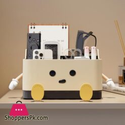 Cute Cartoon Style Desktop Storage Box Remote Control Sorting Box