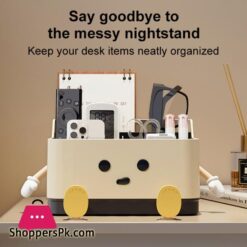 Cute Cartoon Style Desktop Storage Box Remote Control Sorting Box