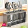 Cutlery Storage Container Kitchen Tool Rack With Separate Compartments 2 Cutlery Storage Container Kitchen Tool Rack With Separate Compartments