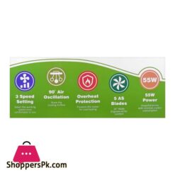 E Lite Appliances 55W Pedestal 16 Fan Epf 16