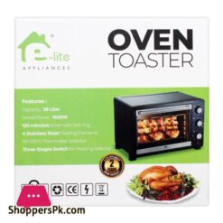 E Lite Oven Toaster 38 Liters 1500W Eto 354R
