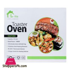E Lite Oven Toaster 45 Liters 1800W Eto 453R