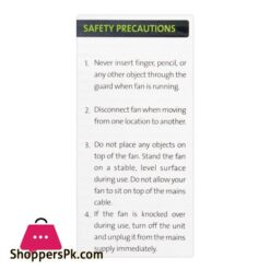 E Lite Tower Fan 38 Inches 50W Etf 002