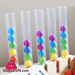 Early Education Rainbow Beads Clip Clip Music Hand Eye Coordination Brain Power