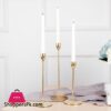 European Style Metal Candle Holders Set of 3