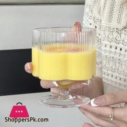 Flower Shape Glass Set Home Table Decor Creative Drinkware Glassware Set Of 6