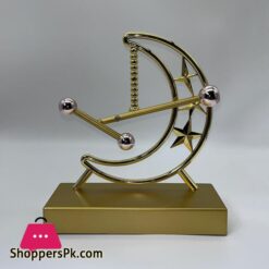 Golden Moon Magnetic Permanent Motion Pendulum Newton Pendulum Office Desktop Decoration Home Decor Creative Gifts