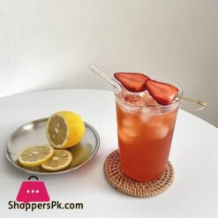Heat-Resistant Borosilicate Glass Clear Water Juice Glasses