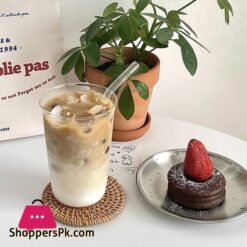 Heat-Resistant Borosilicate Glass Clear Water Juice Glasses