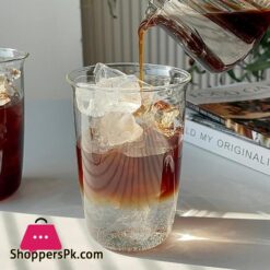 Heat-Resistant Borosilicate Glass Clear Water Juice Glasses